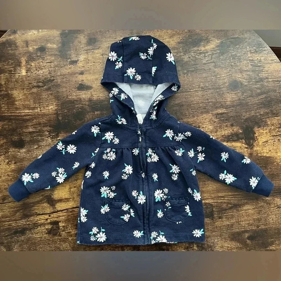 Carter’s | infant girls hoodie. Size: 9M - Picture 1 of 11